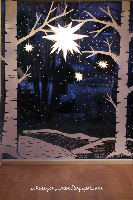 DIY LastMinuteAdventsfenster Ein Schweizer Garten Bloglovin’